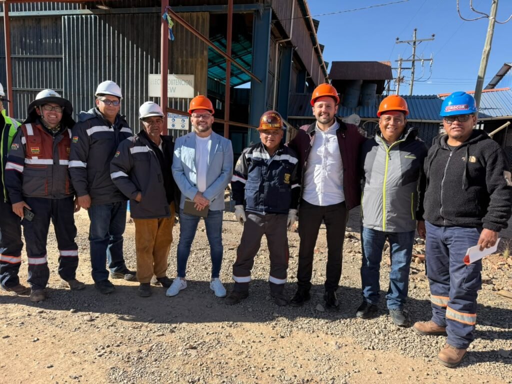 Visita técnica em uma planta de produção de cátodos de cobre, Bolívia
