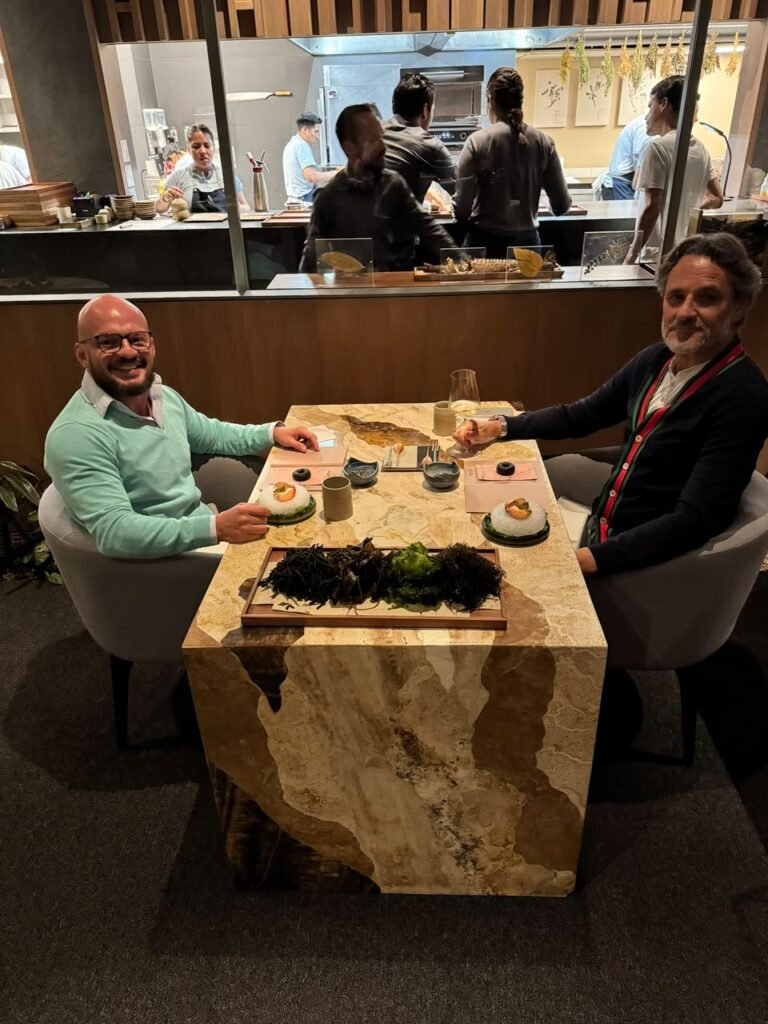 Jantar de negócios com cliente em Lima, Peru