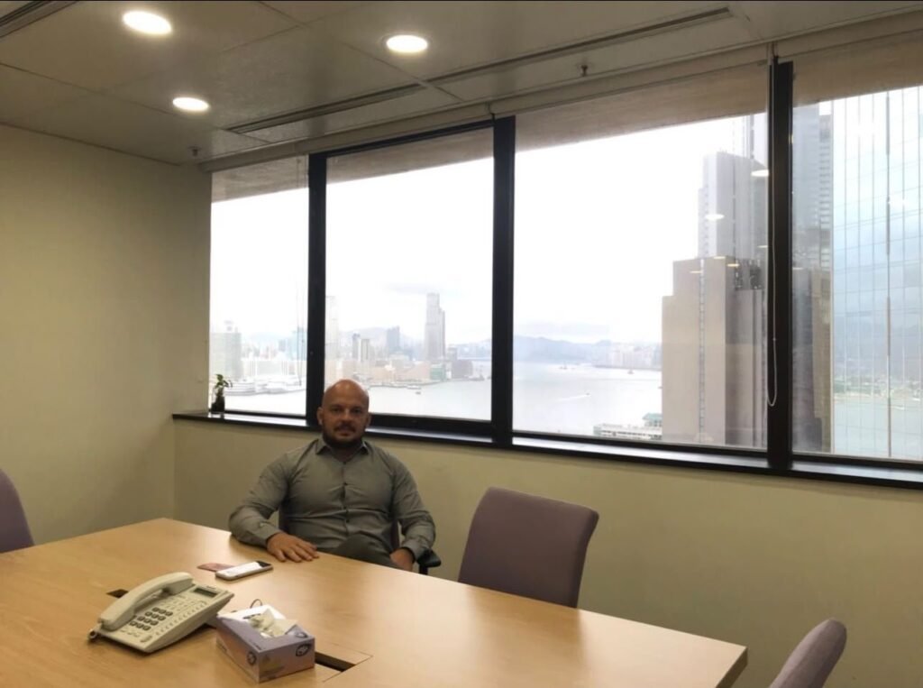 Reunião de negócios em Hong Kong, centro financeiro e comercial da Ásia